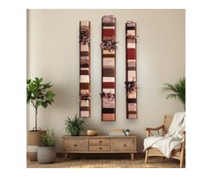 Сучасний набір настінного декору з дерев’яних планок
