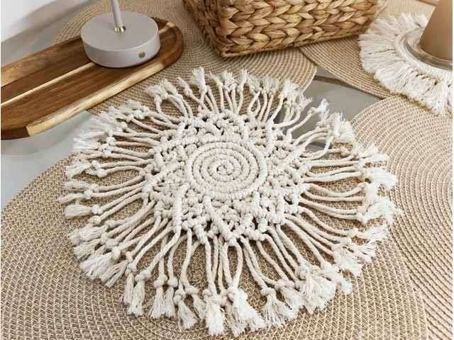 Макраме - ручна робота - Мандала - оберіг