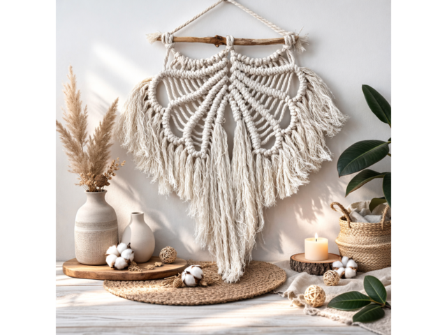 Макраме - ручна робота - Крила янгола