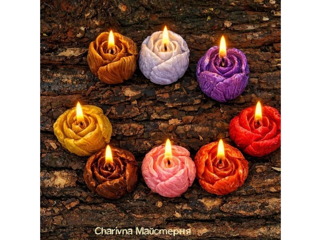 Інтер’єрні ароматичні свічі «Charivni Квіти»