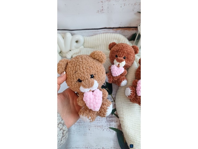 Плюшеве Ведмежа гачком амігурумі