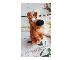 В'язаний песик амігурумі