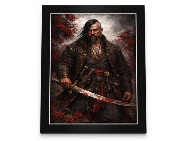 Арт-принт “Козак-характерник” — авторская работа (1 экземпляр)