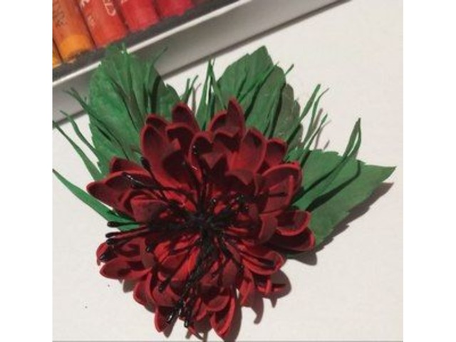 Квітковий браслет, бутон'єрка на руку - фоаміран