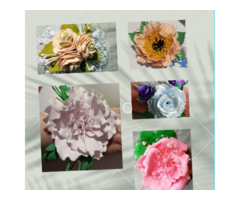 Бутон'єрка на руку, квітковий браслет - фоаміран - фоаміран