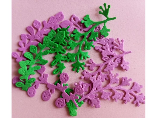 Заготовка, вирубка із фоамірану для подальшої творчості