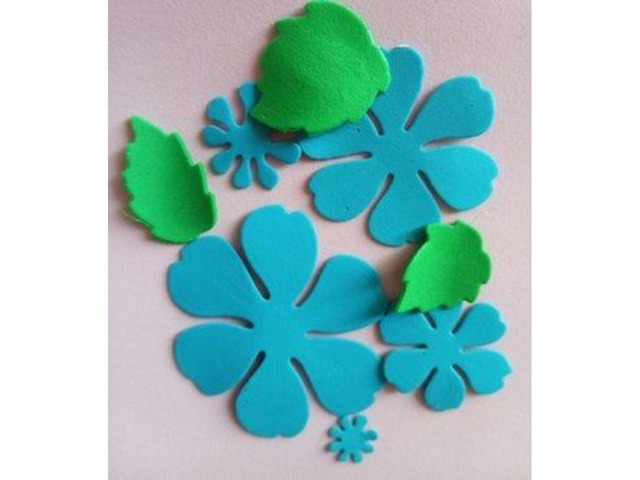 Заготовка, вирубка із фоамірану для подальшої творчості