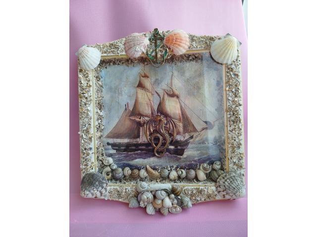 Панно из ракушек