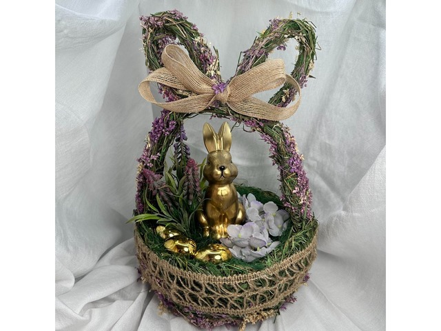 Великодній декоративний кошик. Весняний декор.