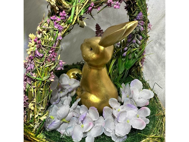 Великодній декоративний кошик. Весняний декор.