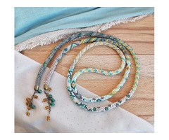 Прикраса із бісеру джгут- ларіат 