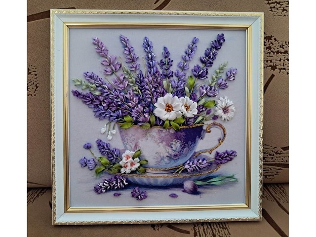 Картина стрічками "Ранковий настрій"