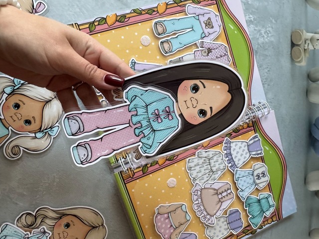 Альбом на липучках Олягалка Ляльки