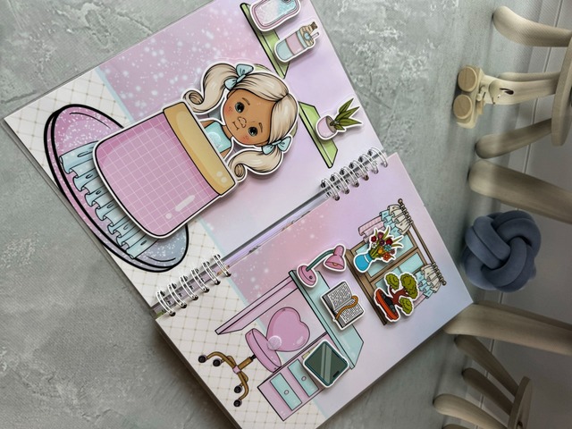 Альбом на липучках Олягалка Ляльки