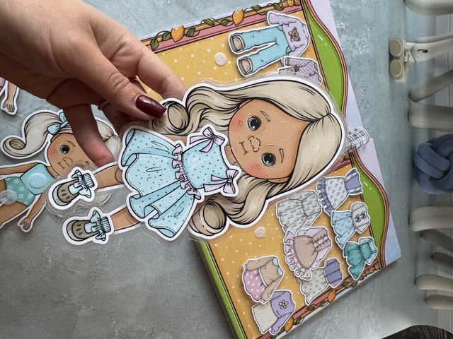 Альбом на липучках Олягалка Ляльки