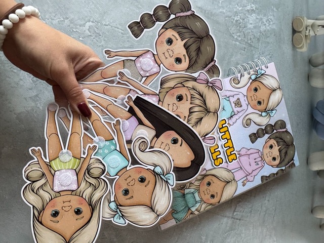 Альбом на липучках Олягалка Ляльки