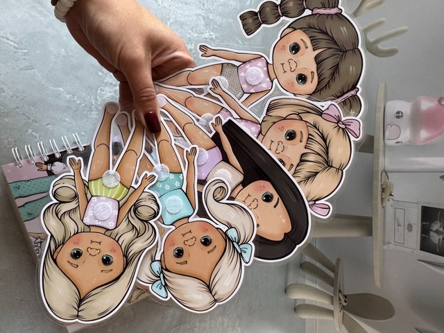 Альбом на липучках Олягалка Ляльки