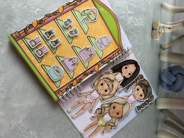 Альбом на липучках Олягалка Ляльки