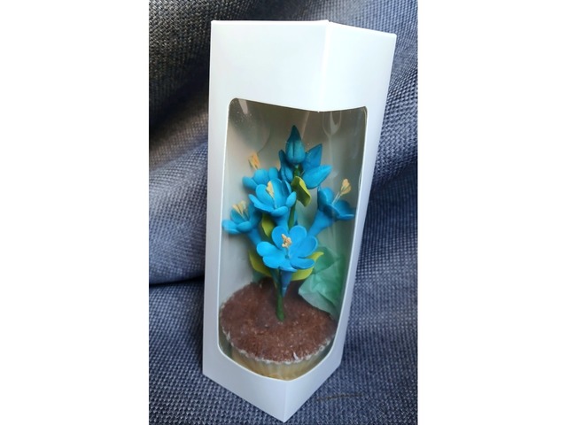 Шоколадный горшочек и вкусным цветочком