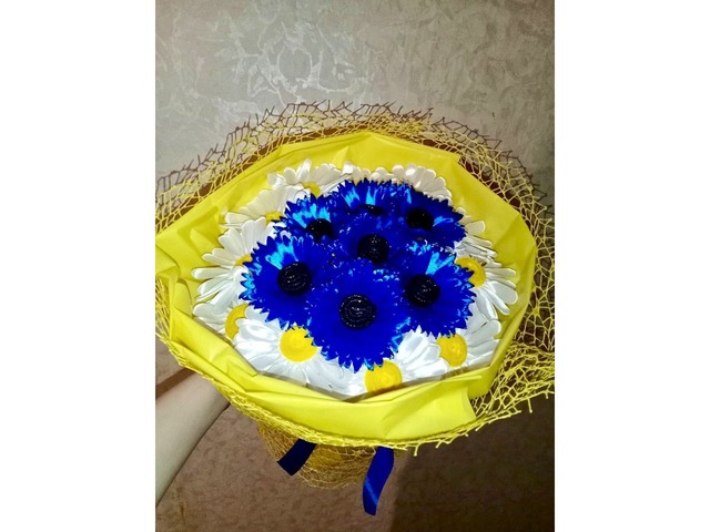 Ромашки з волошками