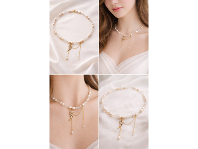 Кол'є з перлинами