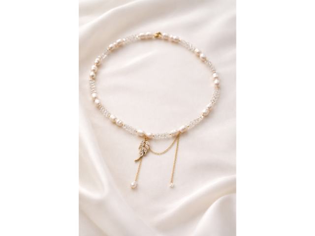 Кол'є з перлинами