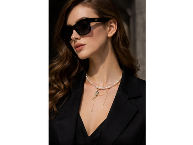 Кол'є з перлинами