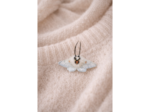 Брошь з метеликом