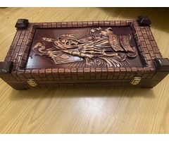 Нарди ручної роботи з дерева “Game Over” (преміум клас)