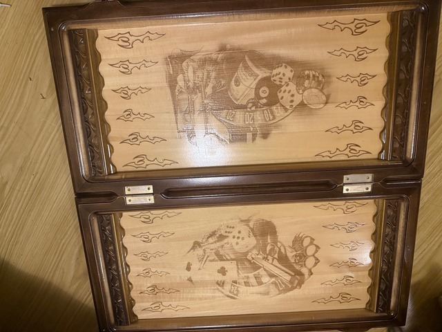 Шахи + нарди ручної роботи з натурального дерева (подарунок преміум класу)