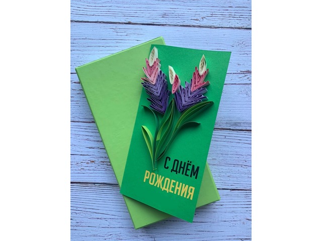 Літні квілінг-листівки ручної роботи