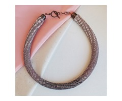 Прикраса із бісеру кольє-джгут 