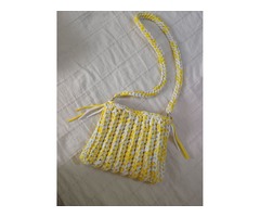 Сумка из трикотажной пряжи.