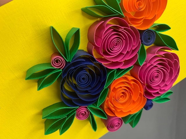 Квілінг листівка корпоративна “З Днем Народження”