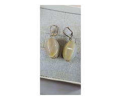 СЕРЕЖКИ З НАТУРАЛЬНИМИ КАМІНЦЯМИ