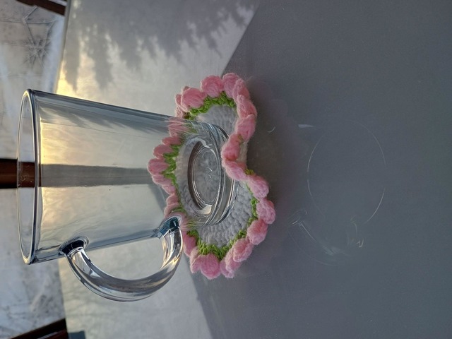 Подставка под горячее в виде букета цветов