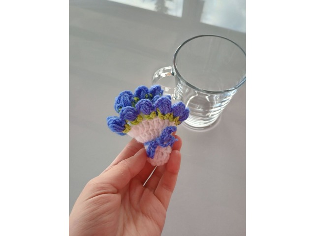 Подставка под горячее в виде букета цветов