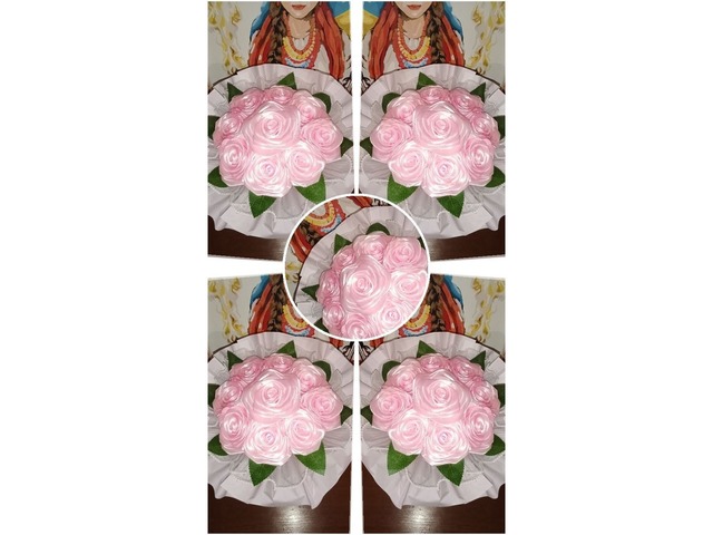 Букет рожевих троянд