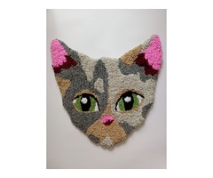килим ручної роботи котик