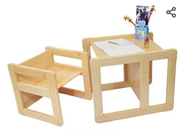 Набор детской мебели столик и стульчик для маленького ребёночка