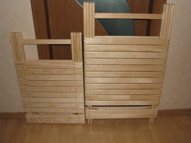 Раскладные деревянные столы