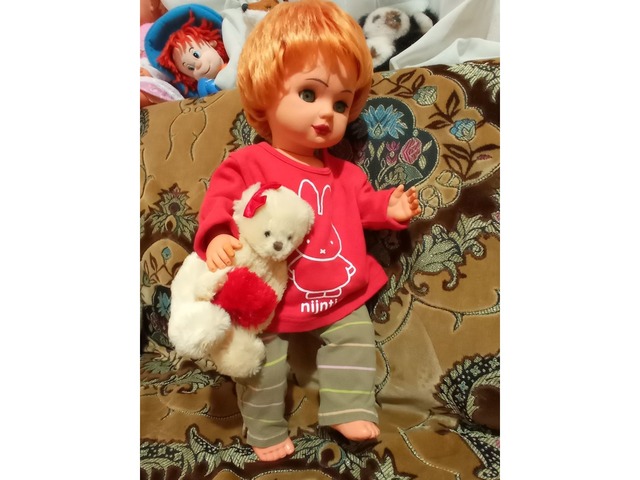 Кукла Ссср после реставрации.50 см рост