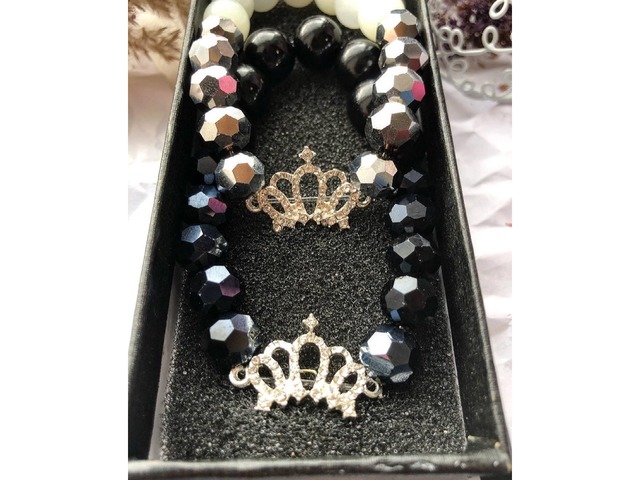 Парные браслеты «Король и Королева»