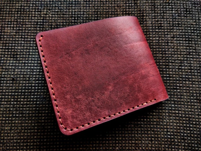 Портмоне (кошелёк)из кожи Pueblo ручной работы