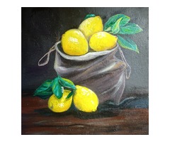 Лимончики натюрморт