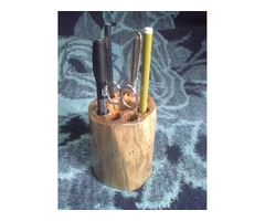 Деревянная карандашница