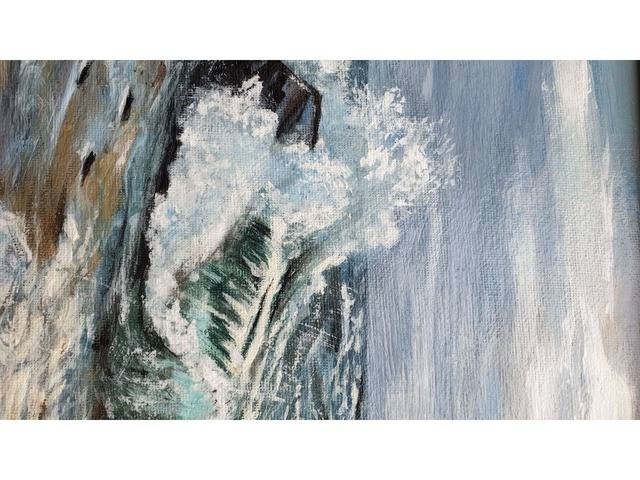 Картина "Морський прибій"(Чарльз Вікері)