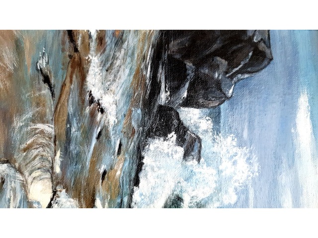 Картина "Морський прибій"(Чарльз Вікері)