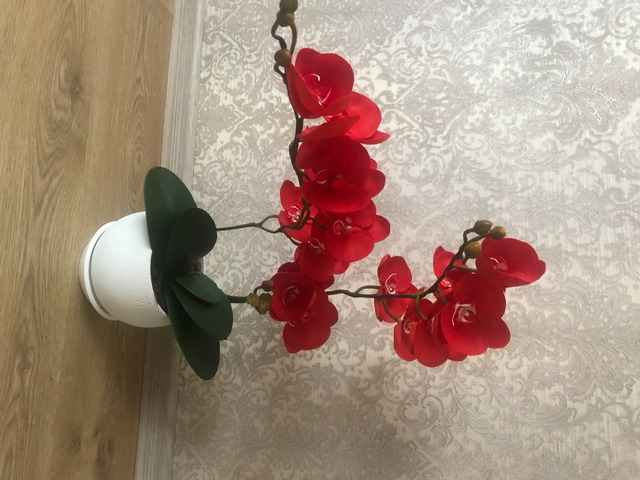 Орхидеи из фоамирана