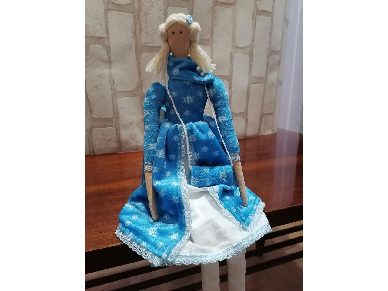 Купить Интерьерная кукла тильда Снегурочка, серия 